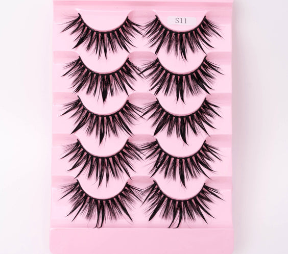 Natural 3D Dramatic Fairy Clusters Manga Lashes Fake Eyelashes
