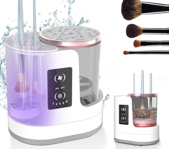 Electric Makeup Brush Cleaner Rechargeable Makeup Brushes Cleaning Tool Automatic Makeup Brush Cleaning Stand Device