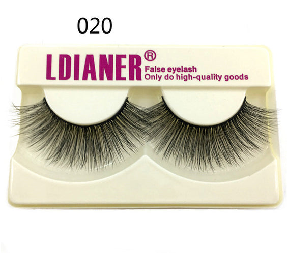 Mink Eyelashes 25mm Wispy Fluffy Fake Lashes