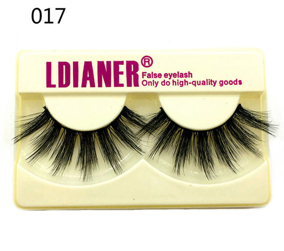 Mink Eyelashes 25mm Wispy Fluffy Fake Lashes