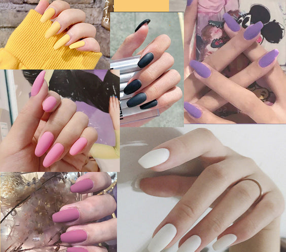 Fake Nails Wear Nails Autumn And Winter Frosted Personality Waterproof Ballet Nails
