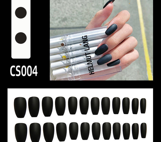 Fake Nails Wear Nails Autumn And Winter Frosted Personality Waterproof Ballet Nails