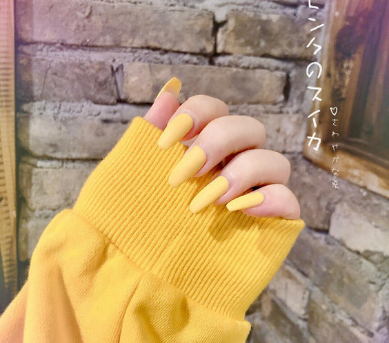 Fake Nails Wear Nails Autumn And Winter Frosted Personality Waterproof Ballet Nails