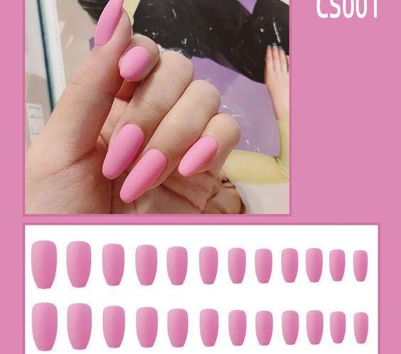 Fake Nails Wear Nails Autumn And Winter Frosted Personality Waterproof Ballet Nails
