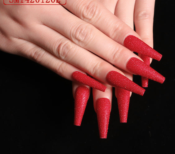 Assemble Ballet Nails, Trapezoidal Coffin, Fake Nails, Wear Nail Art Patches