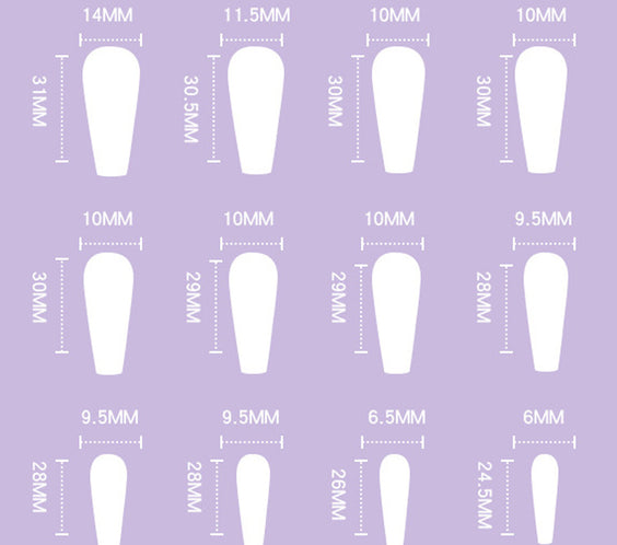 Detachable Artistic Wearable Finished Fake Nails False Nails Fingernails Press On Nails Tips