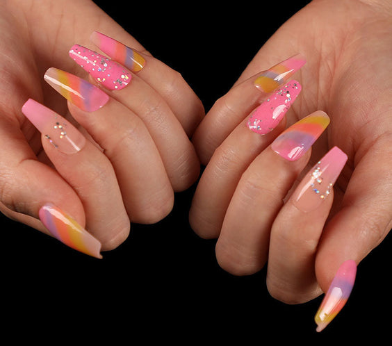 Wearing Nails, Fake Nails, Finished Ballet Nails, Cross-Border Transmission For Nail Nails To Wear