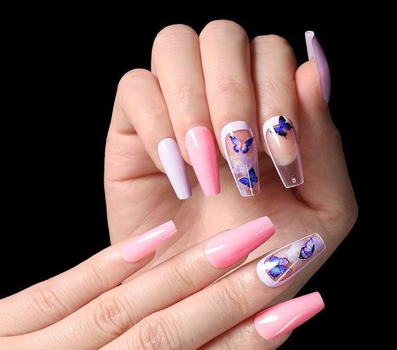 Wearing Nails, Fake Nails, Finished Ballet Nails, Cross-Border Transmission For Nail Nails To Wear
