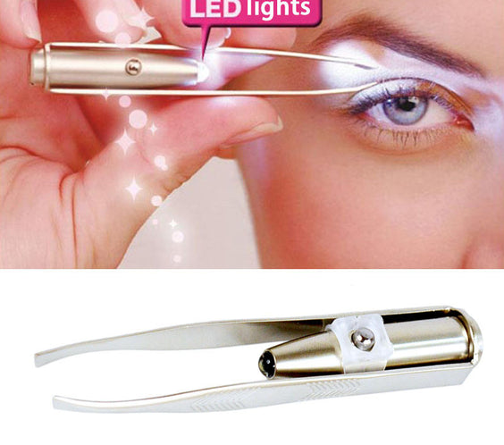 Visual Eyebrow Clip With Light For Trimming Eyebrows And Plucking Clip