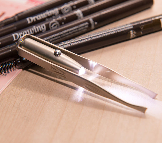 Visual Eyebrow Clip With Light For Trimming Eyebrows And Plucking Clip