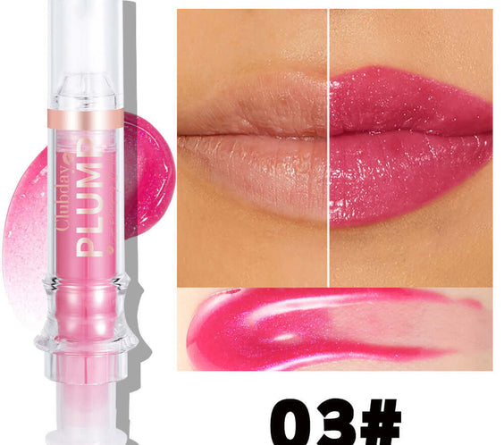 Nourishing Moisturizing Mirror Lip Gloss Water Light Full Lips Syringe