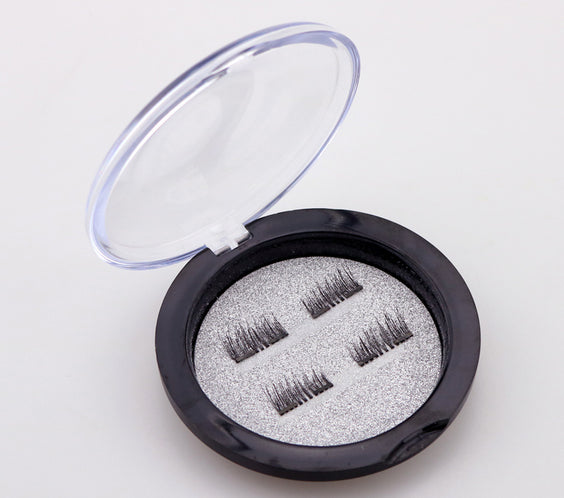 Compatible with Apple, 2021 New False Eyelashes 6D Magnetic Eye Lashes Double Magnet Fake EyeLashes Hand Made Strip Lashes cilios posticos