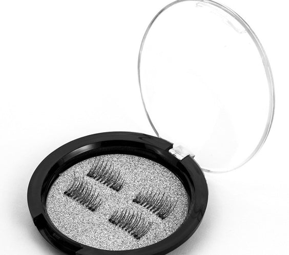 Compatible with Apple, 2021 New False Eyelashes 6D Magnetic Eye Lashes Double Magnet Fake EyeLashes Hand Made Strip Lashes cilios posticos