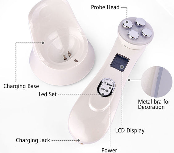 Multifunctional skin rejuvenation care instrument qi