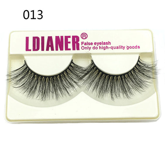 Mink Eyelashes 25mm Wispy Fluffy Fake Lashes