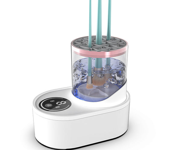 Electric Makeup Brush Cleaner Rechargeable Makeup Brushes Cleaning Tool Automatic Makeup Brush Cleaning Stand Device