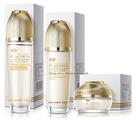 Sheep Placenta Active Toner Lotion Skin Care Product Set