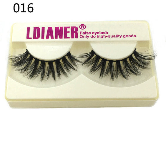 Mink Eyelashes 25mm Wispy Fluffy Fake Lashes