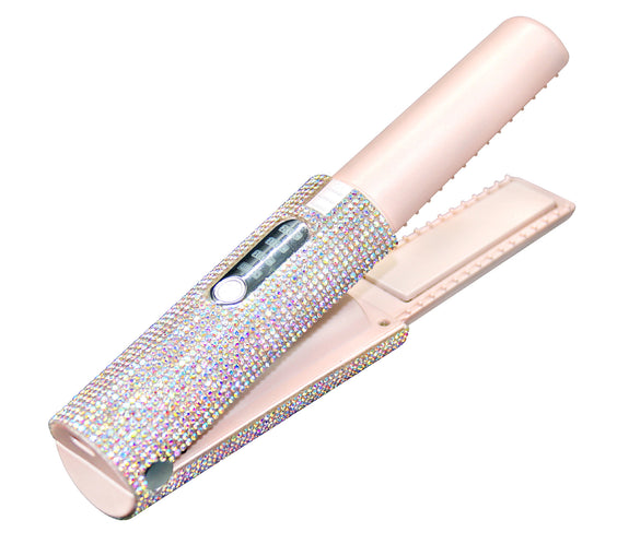 2-In-1 Electric USB Hair Straightening Brush Straightener Brush Multifunctional Comb Straightening Styler Hair Curler