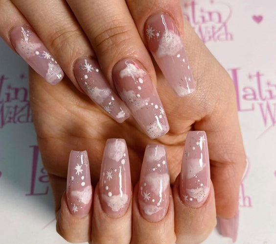 Wearing Nails Finished Soft Nails False Nails