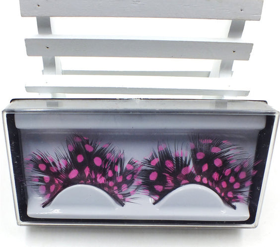 Two-color Color Matching Feather Eye Lashes