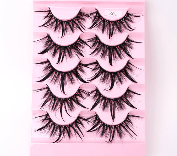 Natural 3D Dramatic Fairy Clusters Manga Lashes Fake Eyelashes