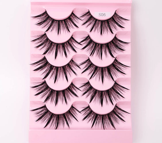 Natural 3D Dramatic Fairy Clusters Manga Lashes Fake Eyelashes
