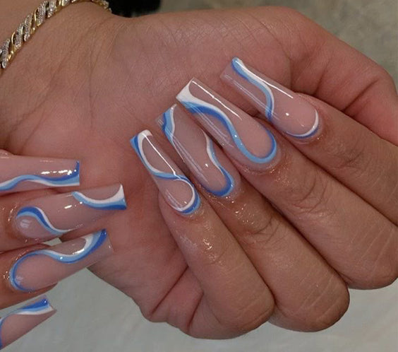 Wearing Nails Finished Soft Nails False Nails