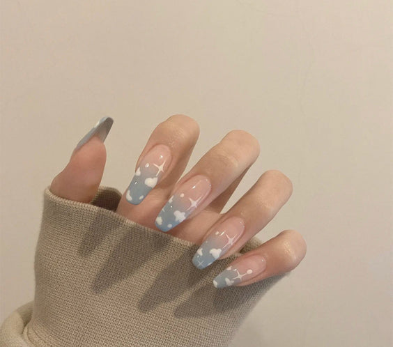 Wearing Nails Finished Soft Nails False Nails