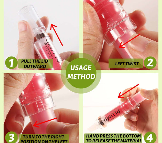 Nourishing Moisturizing Mirror Lip Gloss Water Light Full Lips Syringe