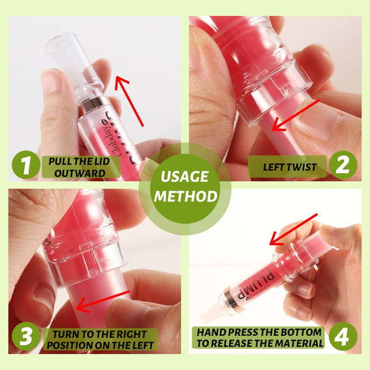 Nourishing Moisturizing Mirror Lip Gloss Water Light Full Lips Syringe