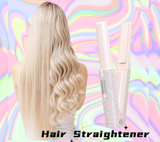 2-In-1 Electric USB Hair Straightening Brush Straightener Brush Multifunctional Comb Straightening Styler Hair Curler