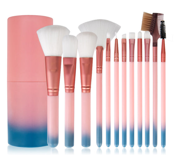 12 makeup brushes