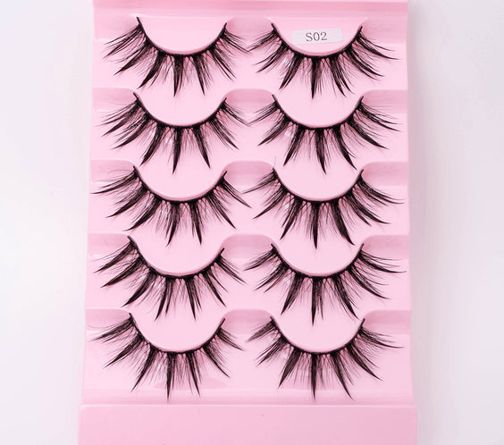 Natural 3D Dramatic Fairy Clusters Manga Lashes Fake Eyelashes