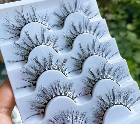 Curled Messy Cross Sparse Mixed Blood Super Fairy Lashes