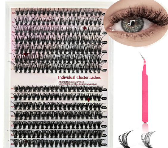 DIY Cluster Lashes Mixed Package False Eyelashes
