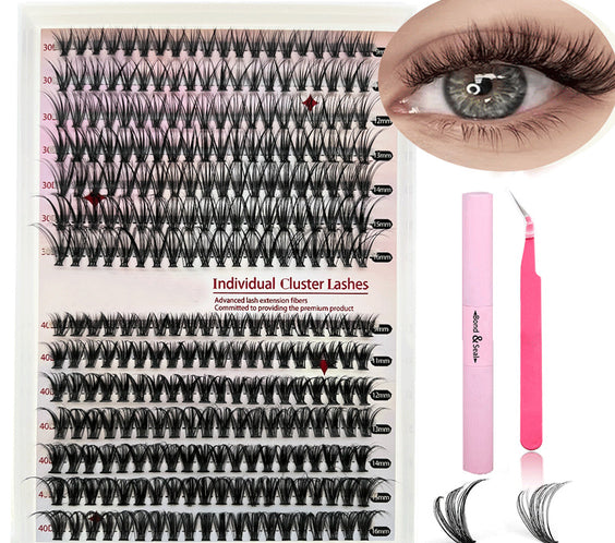 DIY Cluster Lashes Mixed Package False Eyelashes