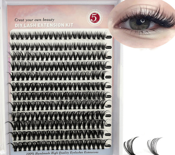 DIY Cluster Lashes Mixed Package False Eyelashes