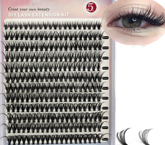 DIY Cluster Lashes Mixed Package False Eyelashes