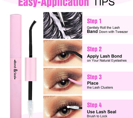 DIY Cluster Lashes Mixed Package False Eyelashes