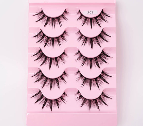 Natural 3D Dramatic Fairy Clusters Manga Lashes Fake Eyelashes
