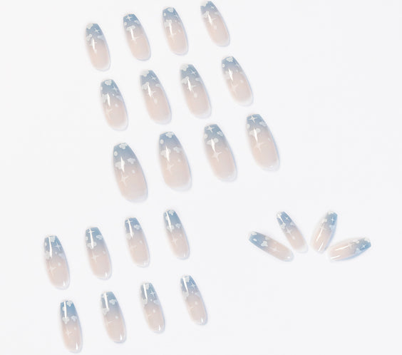 Wearing Nails Finished Soft Nails False Nails
