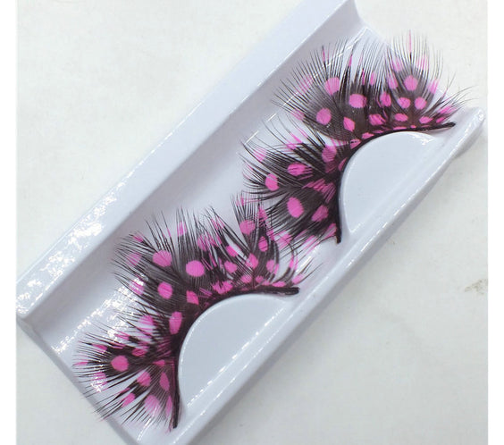 Two-color Color Matching Feather Eye Lashes