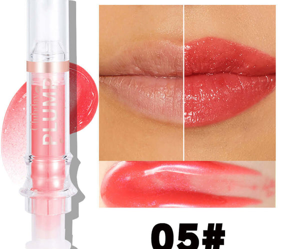 Nourishing Moisturizing Mirror Lip Gloss Water Light Full Lips Syringe