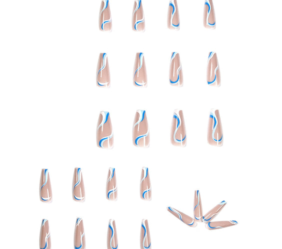 Wearing Nails Finished Soft Nails False Nails