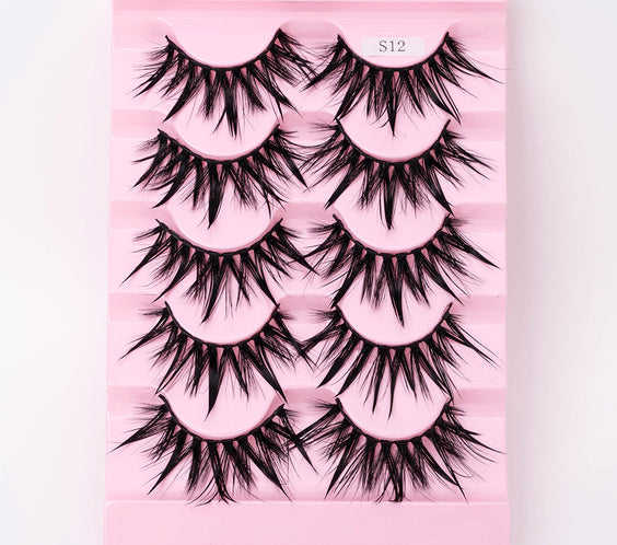 Natural 3D Dramatic Fairy Clusters Manga Lashes Fake Eyelashes