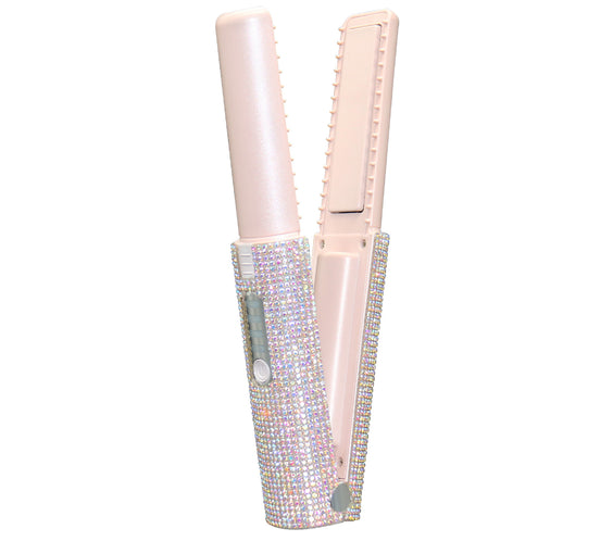 2-In-1 Electric USB Hair Straightening Brush Straightener Brush Multifunctional Comb Straightening Styler Hair Curler