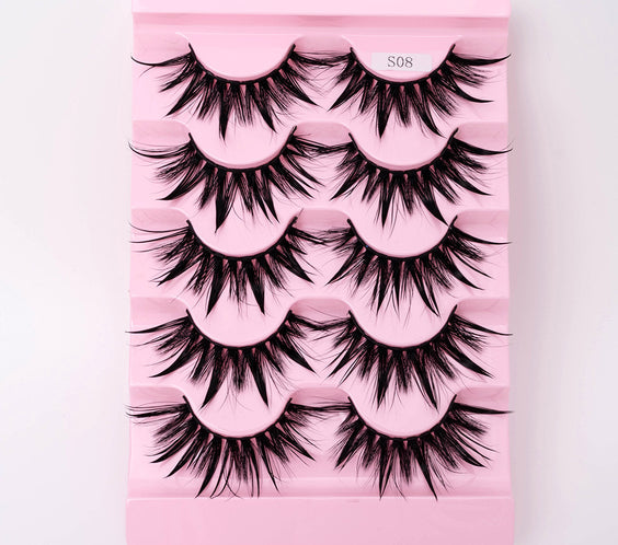 Natural 3D Dramatic Fairy Clusters Manga Lashes Fake Eyelashes