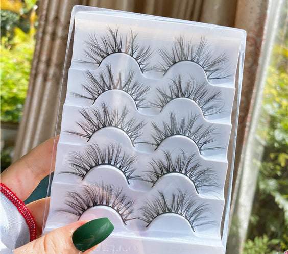 Curled Messy Cross Sparse Mixed Blood Super Fairy Lashes