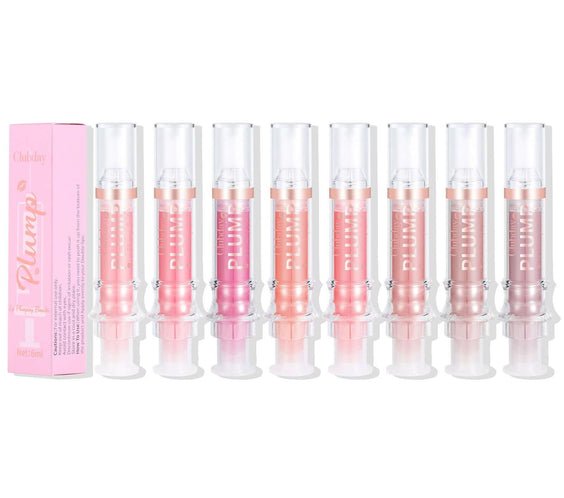 Nourishing Moisturizing Mirror Lip Gloss Water Light Full Lips Syringe